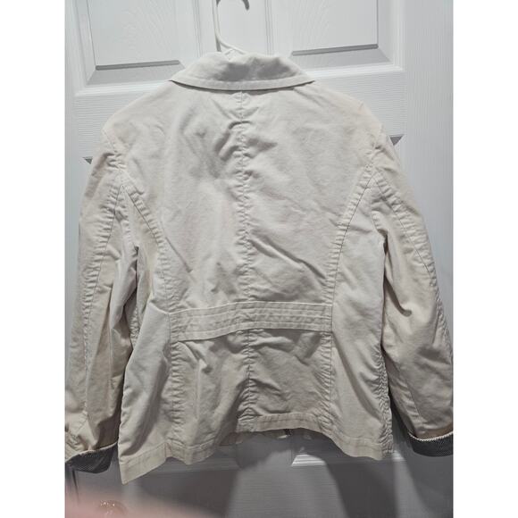 LL Bean Utility Jacket Women 18 Corduroy Trim Lined Casual Workwear OGBJ7 Chore - Picture 7 of 12
